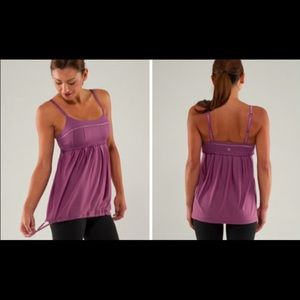 Lululemon Priiti Babydoll Tank Top Purple